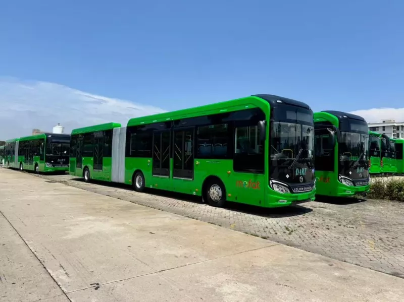 Jentera Jiedeng Membekalkan 300 Set Sistem Injap Longkang Tangki Udara untuk Projek BRT Tanzania